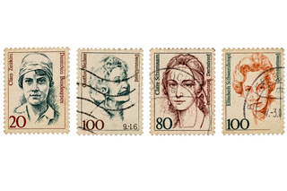 چهار چهره بر تمبرهای شرقی - Four Eastern Portrait Stamps - 2